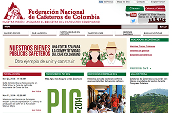 콜롬비아 커피생산자 연합회(본국 사이트)